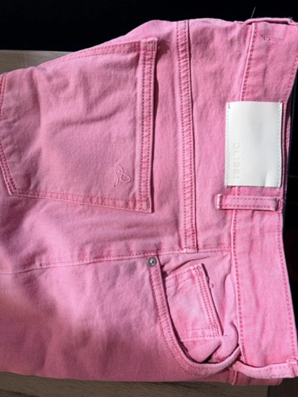 NWOT DL1961 Patti Straight High Rise Vintage Ankle in Flamingo size 27 - Picture 4 of 16